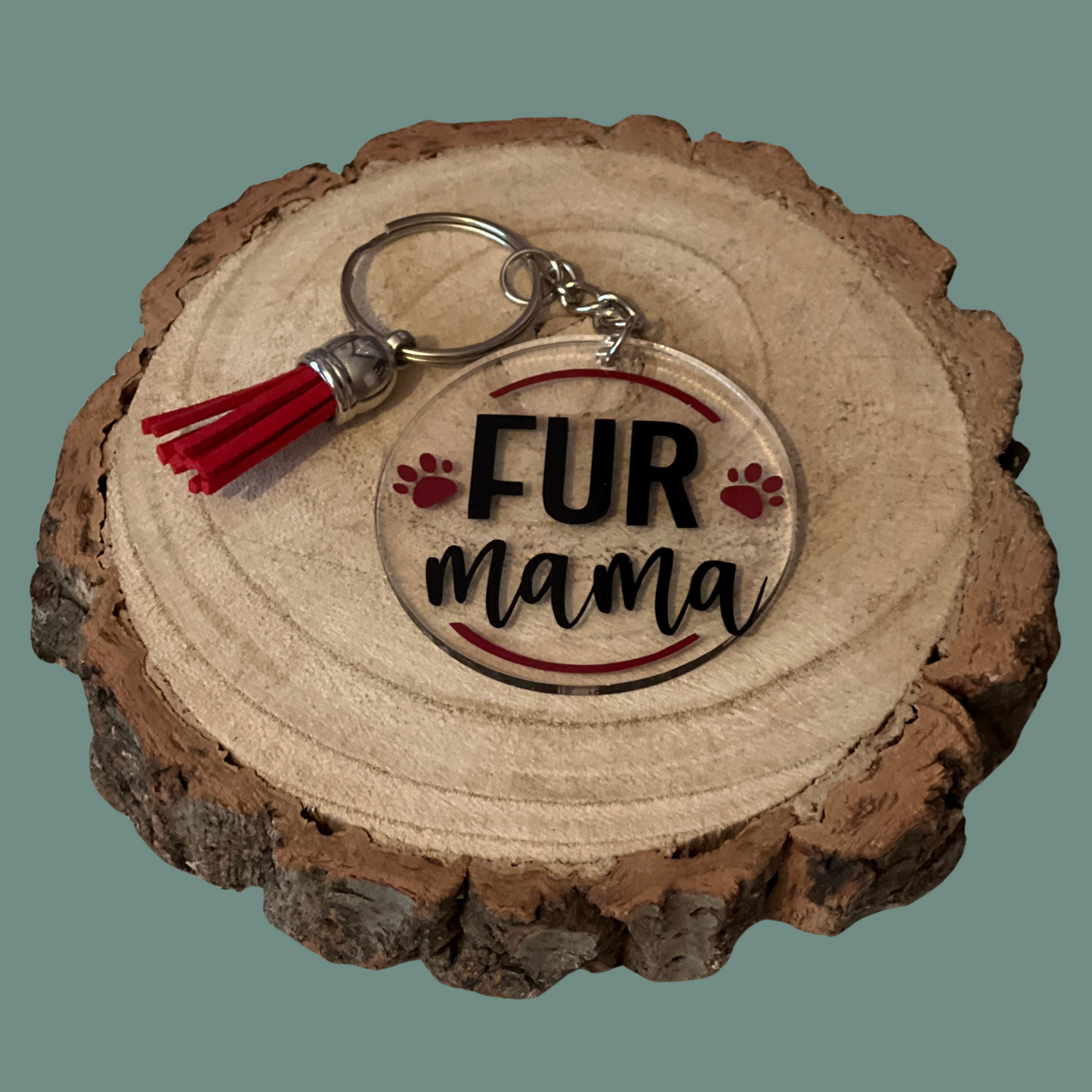 Acrylic Keychain - Fur Mama