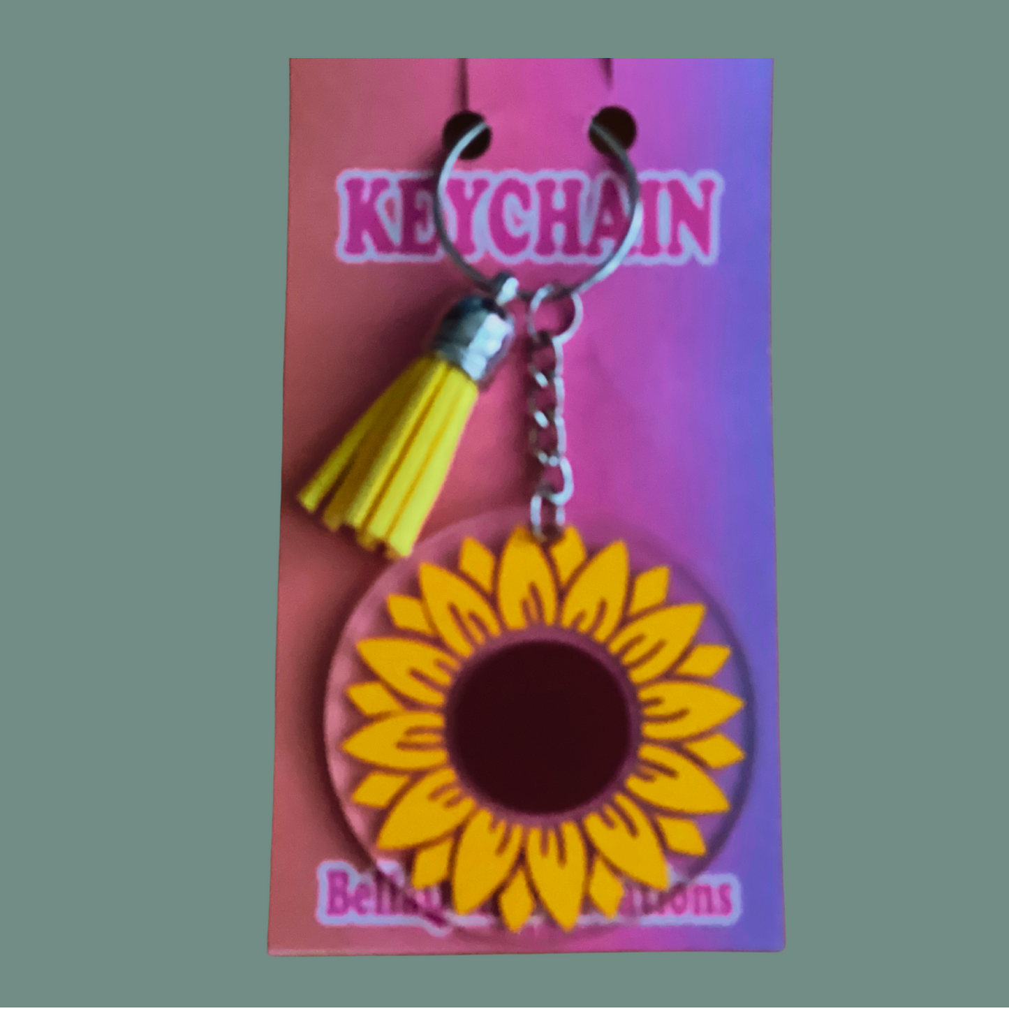 Acrylic Keychain - Sunflower