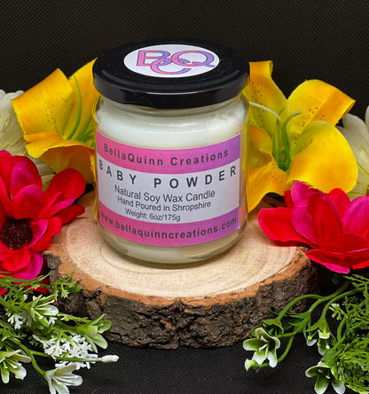 Baby Powder Soy Wax Scented Candle