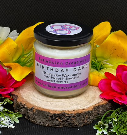 Birthday Cake Soy Wax Scented Candle