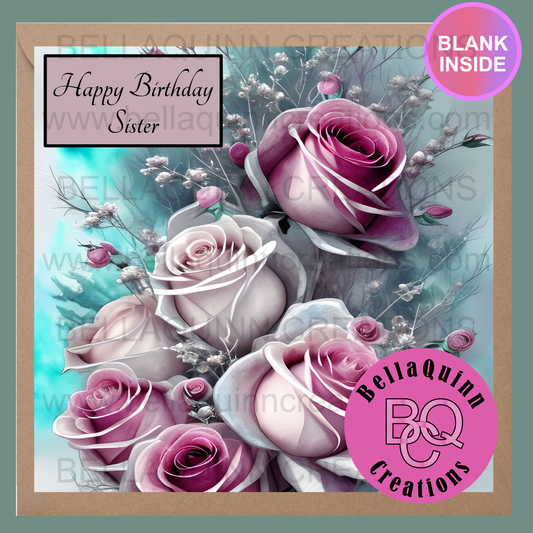 Bouquet of Flowers - Happy Birthday Sister