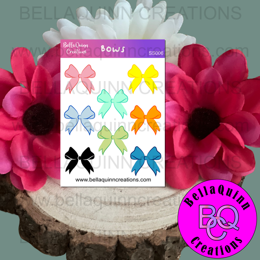 Bows Sticker Sheet