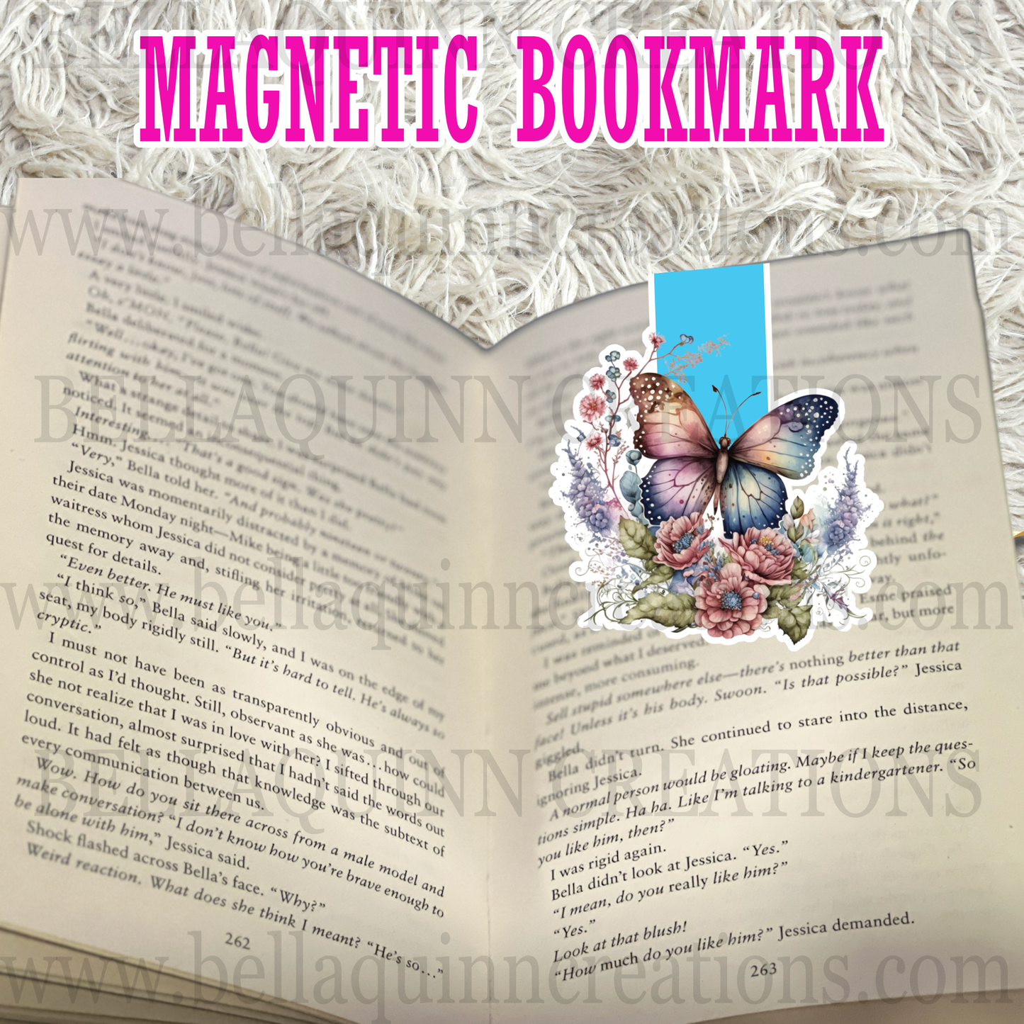 Butterfly Magnetic Bookmark