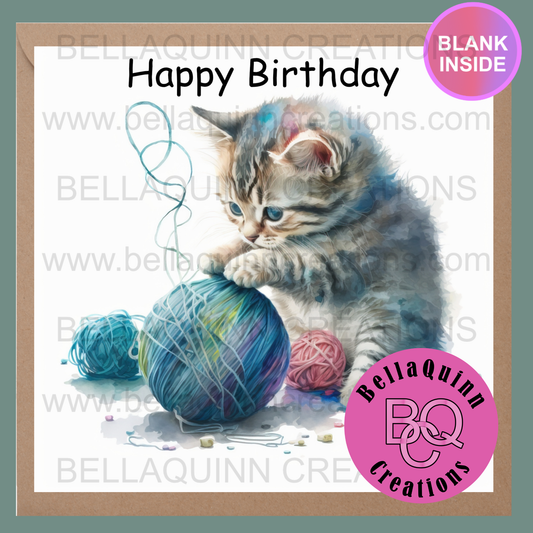 Cat Collection Greeting Card - Happy Birthday