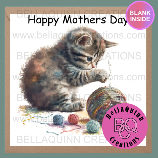 Cat Collection Greeting Card - Happy Mothers Day