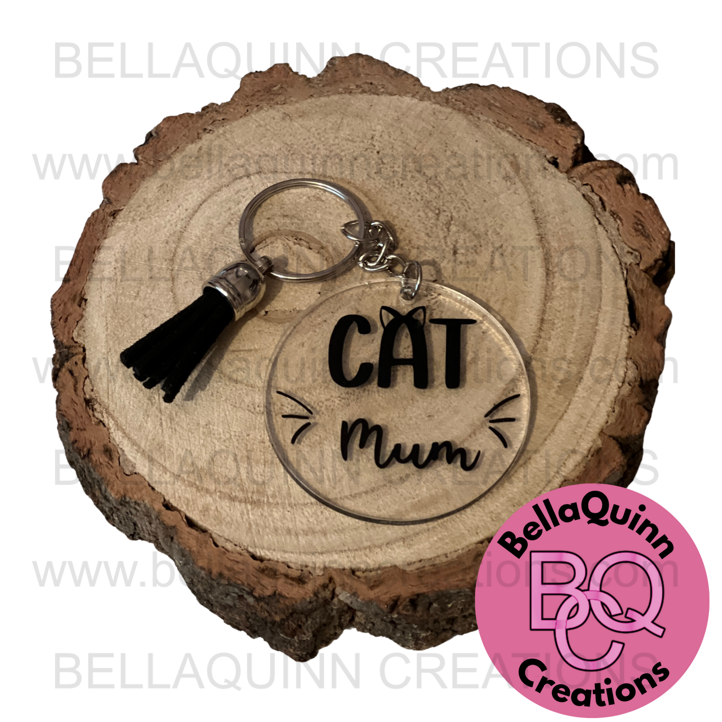 Acrylic Keychain - Cat Mum