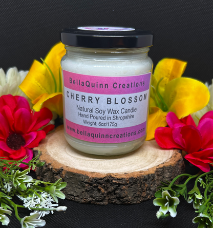 Cherry Blossom Soy Wax Scented Candle