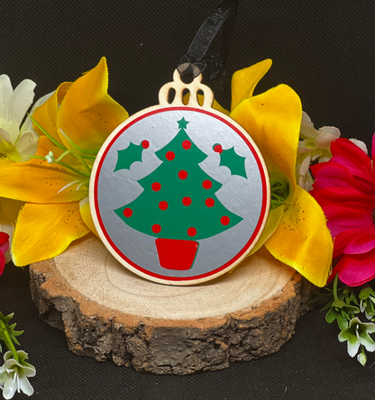 Christmas Tree/Merry & Bright Christmas Tree Decoration