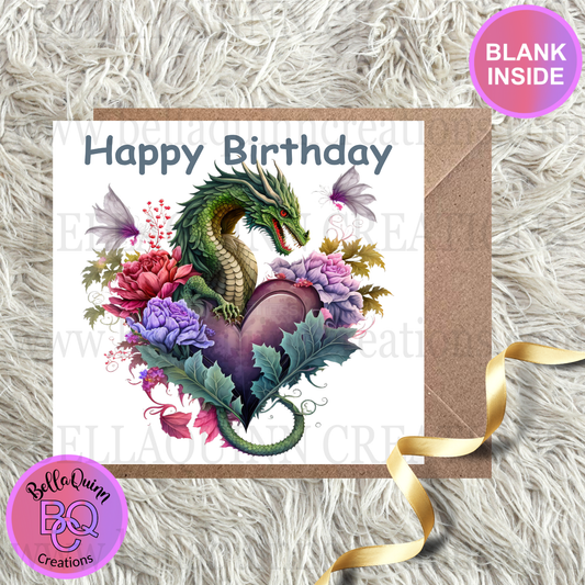 Dragon Collection - Greeting Card - Happy Birthday