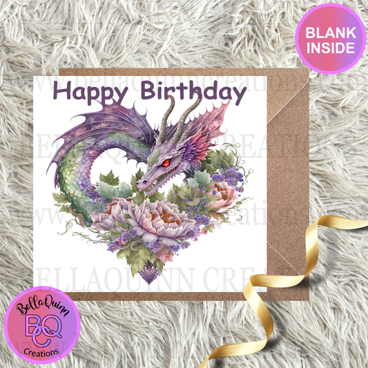 Dragon Collection - Greeting Card - Happy Birthday