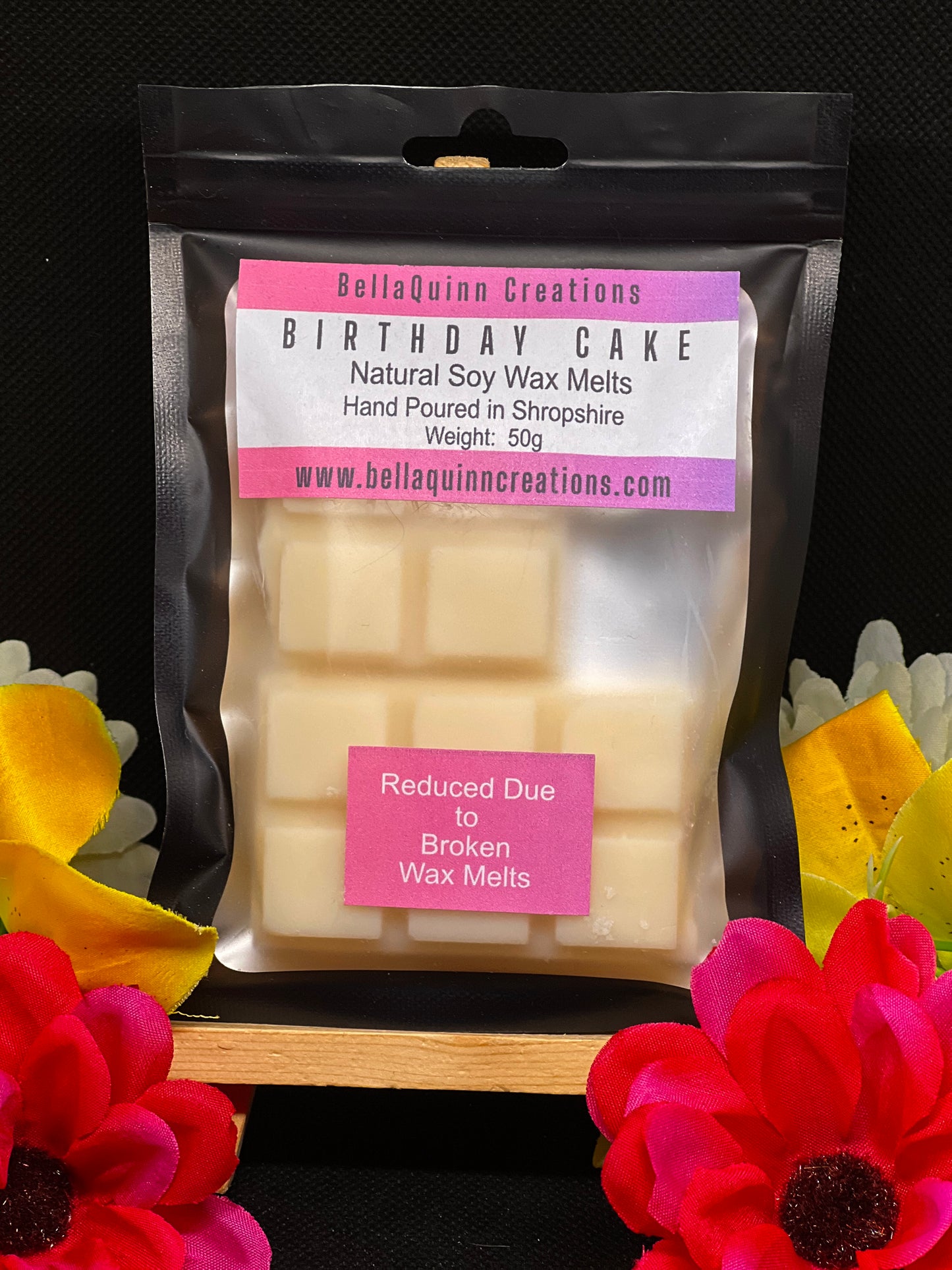 Birthday Cake Wax Melt Snap Bar (BROKEN)