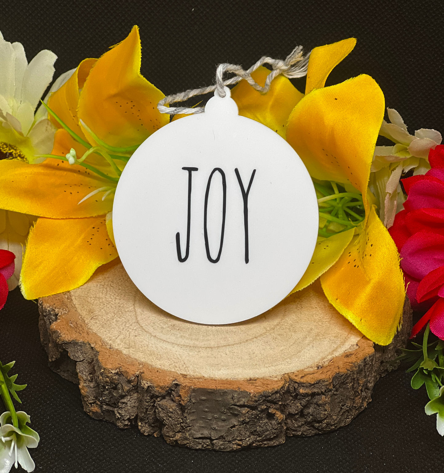 Joy Acrylic Christmas Decoration