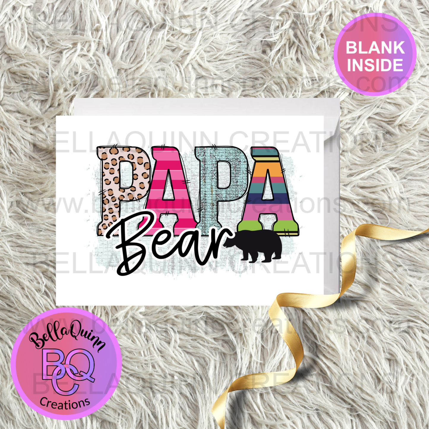 Papa Bear Greeting Card