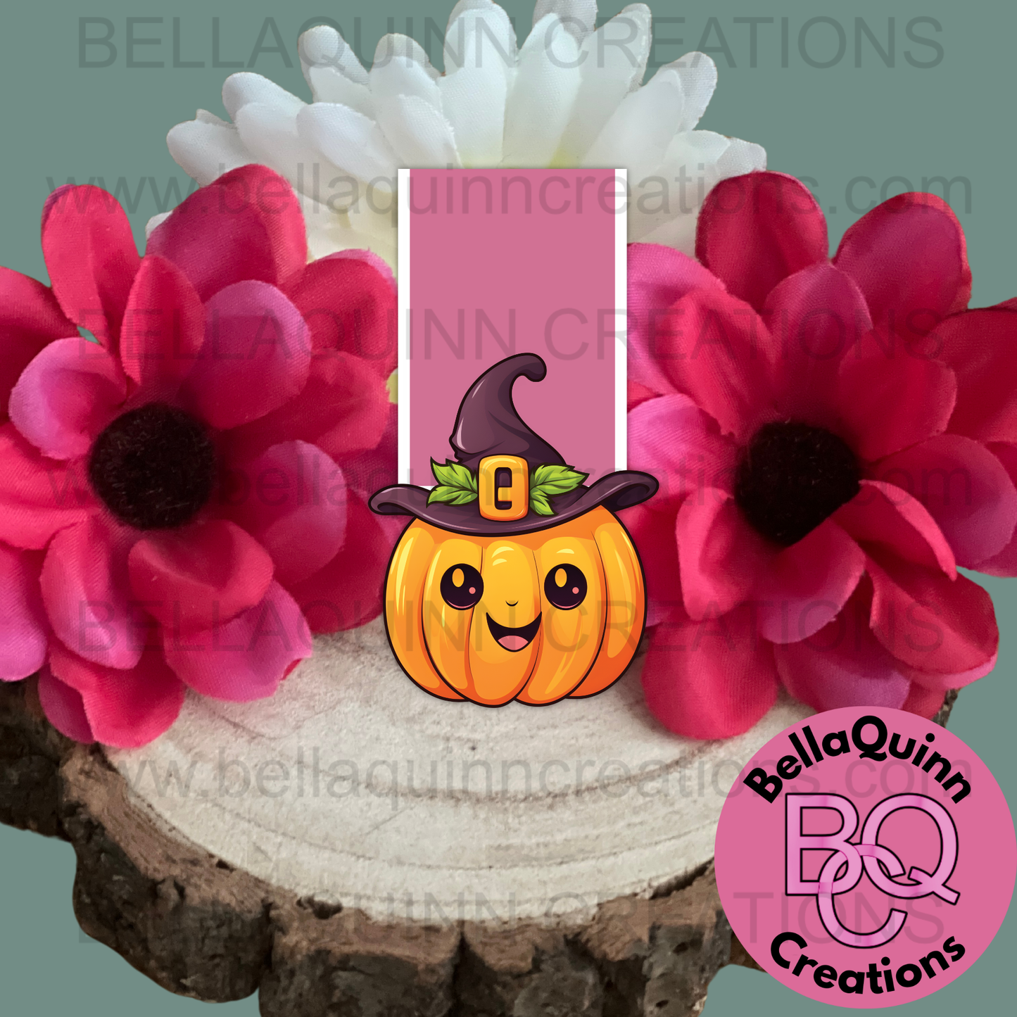 Pumpkin Head Magnetic Bookmark