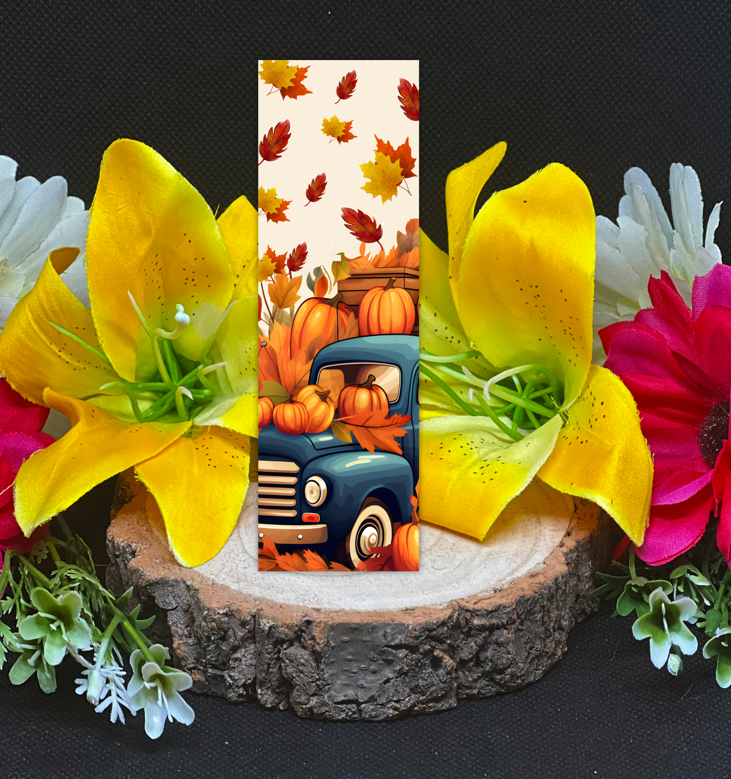 Pumpkin Truck Bookmark