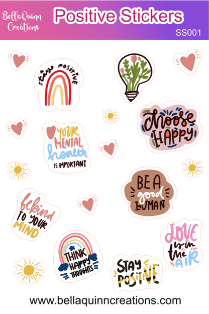 Positive Affirmation Sticker Sheet