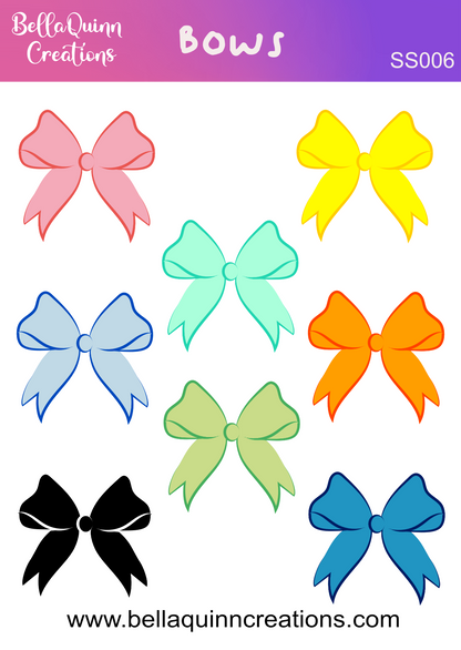 Bows Sticker Sheet