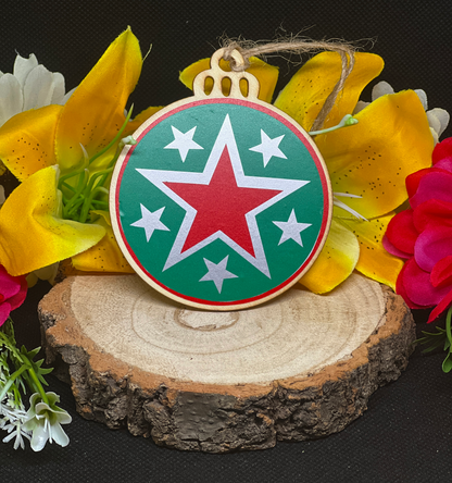 Star Wooden Christmas Decoration