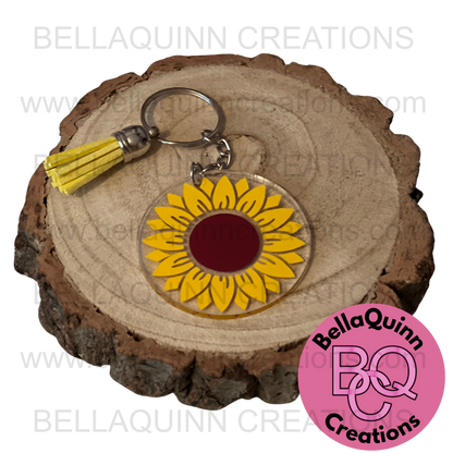 Acrylic Keychain - Sunflower