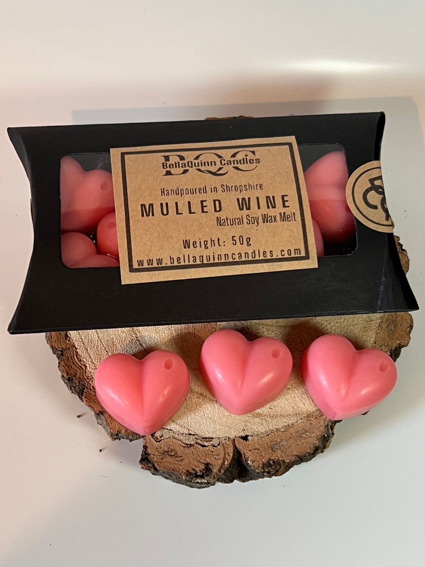 Mulled Wine Hearts Wax Melts (Pack 10)